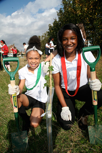 Trees for Schools planting
