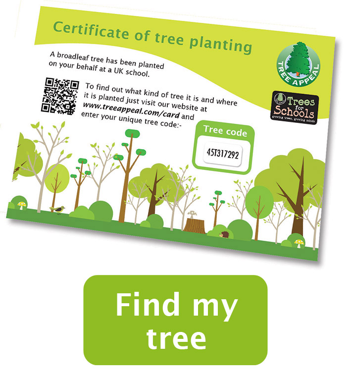 This card plants a tree