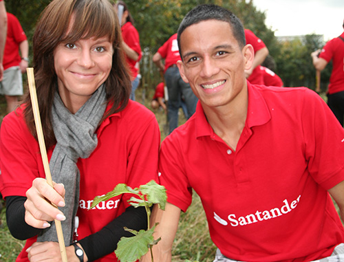 Santander tree planting day