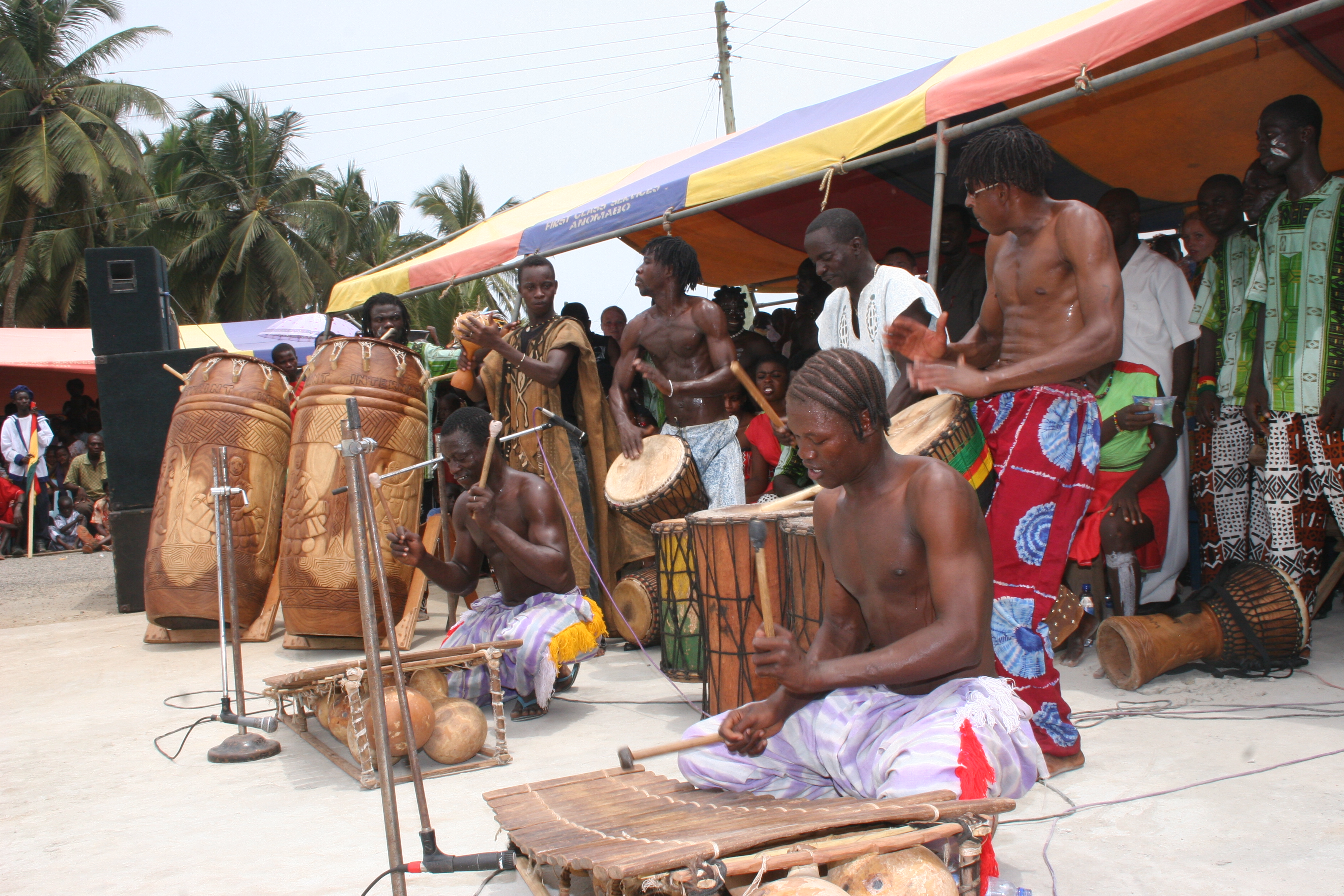 Musicians at the durbar