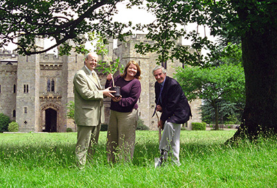 The first tree Appeal tree planting at Raby Castle