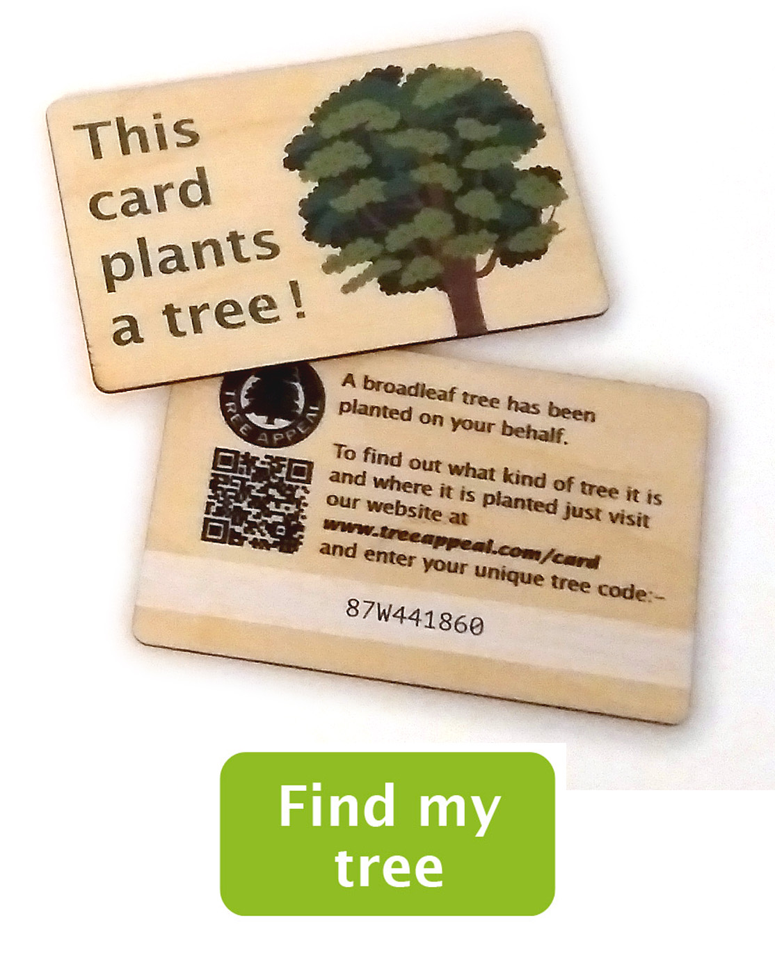 This card plants a tree