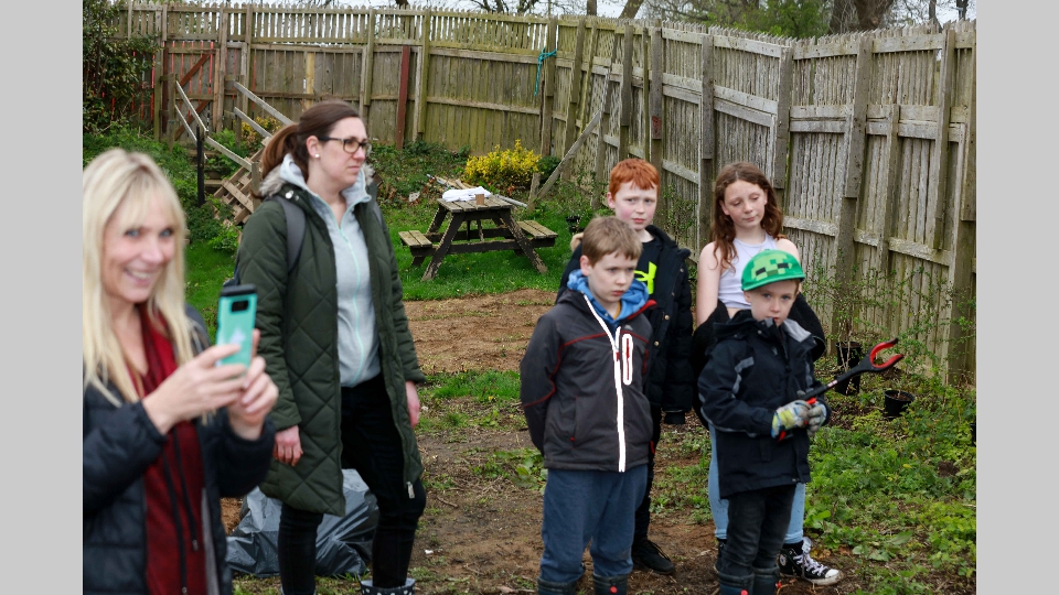 Cramlington Allotment Planting -1 Cramlington Allotment Planting -1